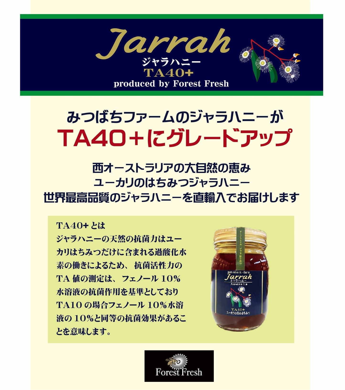 ＼ジャラハニーがTA40＋になって新発売／